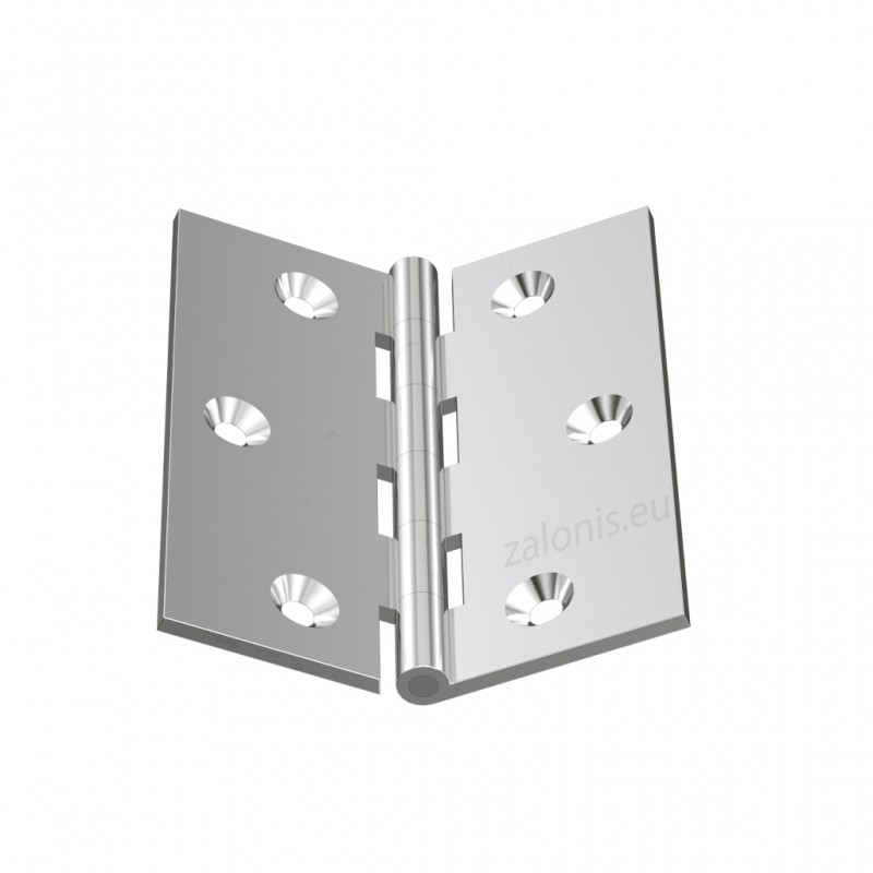 NICKEL PLATED BRASS FLAT HINGE 60x50 ITALY